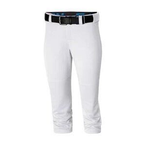 NEW Girl's Easton Pro Elite Softball Pant White Medium